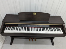 Load image into Gallery viewer, Yamaha Clavinova CLP-120 Digital Piano and stool in rosewood stock # 22282