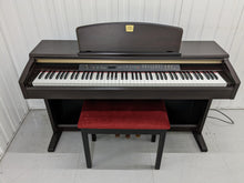 Load image into Gallery viewer, Yamaha Clavinova CLP-130 Digital Piano and stool in rosewood stock number 22298