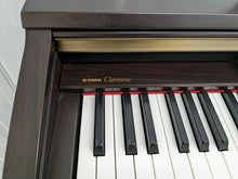 Load image into Gallery viewer, Yamaha Clavinova CLP-130 Digital Piano and stool in rosewood stock number 22298
