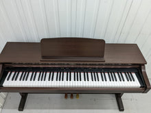 Load image into Gallery viewer, Technics SX-PX224 Digital Piano mahogany full size weighted keys stock # 22287