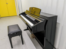 Load image into Gallery viewer, Yamaha Clavinova CLP-240PE Digital Piano polished GLOSSY BLACK stock # 22312