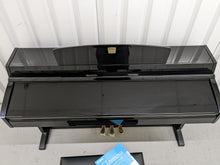 Load image into Gallery viewer, Yamaha Clavinova CLP-240PE Digital Piano polished GLOSSY BLACK stock # 22312
