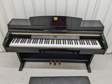 Load image into Gallery viewer, Yamaha Clavinova CLP-240PE Digital Piano polished GLOSSY BLACK stock # 22313