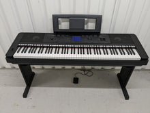 Load image into Gallery viewer, Yamaha DGX-660 black portable grand piano keyboard and stand stock #22323