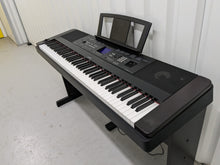 Load image into Gallery viewer, Yamaha DGX-650 rosewood portable grand piano keyboard and stand stock #22324