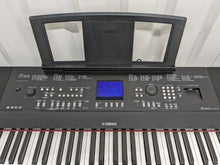 Load image into Gallery viewer, Yamaha DGX-650 rosewood portable grand piano keyboard and stand stock #22324
