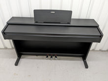 Load image into Gallery viewer, Yamaha Arius YDP-144 digital piano in satin black, weighted keys, stock nr 22305