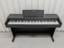 Load image into Gallery viewer, Yamaha Arius YDP-144 digital piano in satin black, weighted keys, stock nr 22305