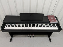 Load image into Gallery viewer, Yamaha Arius YDP-144 digital piano in satin black, weighted keys, stock nr 22305