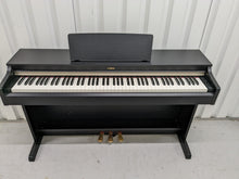 Load image into Gallery viewer, Yamaha Arius YDP-162 Digital Piano satin black, clavinova keyboard stock # 22311