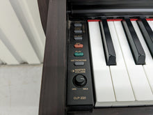 Load image into Gallery viewer, Yamaha Clavinova CLP-220 Digital Piano in rosewood, DELIVERY, stock no 22321