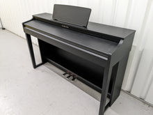 Load image into Gallery viewer, Yamaha clavinova CLP-525 digital piano in satin black colour stock # 22314
