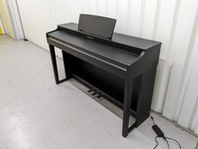 Load image into Gallery viewer, Yamaha clavinova CLP-525 digital piano in satin black colour stock # 22314