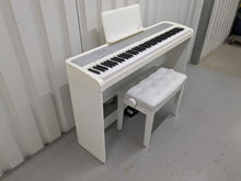Load image into Gallery viewer, Korg B1 digital piano / keyboard with stand and 3 pedals in white stock # 22322