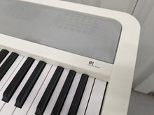 Load image into Gallery viewer, Korg B1 digital piano / keyboard with stand and 3 pedals in white stock # 22322