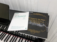 Load image into Gallery viewer, Yamaha Clavinova CLP-575PE in polished ebony glossy black + stool stock # 22333
