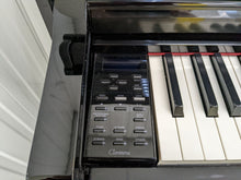 Load image into Gallery viewer, Yamaha Clavinova CLP-575PE in polished ebony glossy black + stool stock # 22333