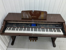 Load image into Gallery viewer, Technics SX-PR900M digital piano ensemble in glossy polished mahogany stock number 22329