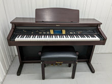 Load image into Gallery viewer, Roland KR-5 Intelligent Digital Piano and stool, 88 weighted keys stock # 22339