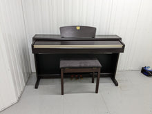 Load image into Gallery viewer, Yamaha Clavinova CLP-220 Digital Piano and stool in rosewood, stock no 22349