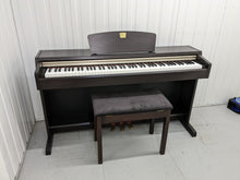 Load image into Gallery viewer, Yamaha Clavinova CLP-220 Digital Piano and stool in rosewood, stock no 22349