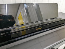 Load image into Gallery viewer, Roland HP-505 Digital Piano in glossy black wooden action keys  Stock  nr 22343