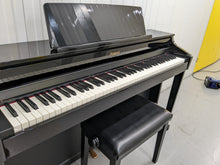 Load image into Gallery viewer, Roland HP-505 Digital Piano in glossy black wooden action keys  Stock  nr 22343