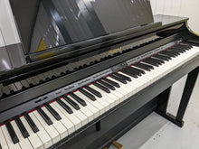 Load image into Gallery viewer, Roland HP-505 Digital Piano in glossy black wooden action keys  Stock  nr 22343
