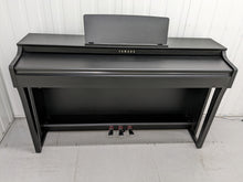 Load image into Gallery viewer, Yamaha clavinova CLP-625 digital piano in satin black colour stock # 22340