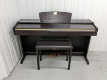 Load image into Gallery viewer, Yamaha Clavinova CLP-115 Digital Piano and stool in rosewood stock number 22345