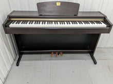 Load image into Gallery viewer, Yamaha Clavinova CLP-115 Digital Piano and stool in rosewood stock number 22345