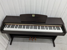 Load image into Gallery viewer, Yamaha Clavinova CLP-115 Digital Piano and stool in rosewood stock number 22345