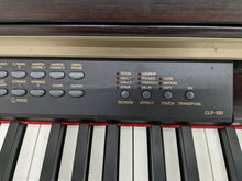 Load image into Gallery viewer, Yamaha Clavinova CLP-120 Digital Piano and stool in rosewood stock # 22360