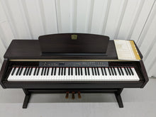Load image into Gallery viewer, Yamaha Clavinova CLP-120 Digital Piano and stool in rosewood stock # 22360