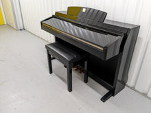Load image into Gallery viewer, Yamaha Clavinova CLP-240PE Digital Piano polished GLOSSY BLACK stock # 22361