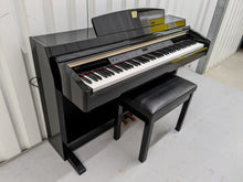 Load image into Gallery viewer, Yamaha Clavinova CLP-240PE Digital Piano polished GLOSSY BLACK stock # 22361