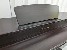 Load image into Gallery viewer, Yamaha Clavinova CLP-535 and matching stool in dark rosewood stock # 22354