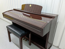Load image into Gallery viewer, Yamaha Clavinova CVP-403 Polished Mahogany Digital Piano arranger stock # 22359