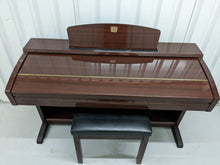 Load image into Gallery viewer, Yamaha Clavinova CVP-403 Polished Mahogany Digital Piano arranger stock # 22359