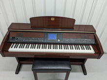 Load image into Gallery viewer, Yamaha Clavinova CVP-403 Polished Mahogany Digital Piano arranger stock # 22359