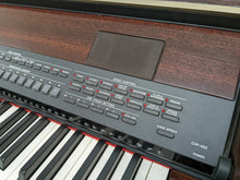 Load image into Gallery viewer, Yamaha Clavinova CVP-403 Polished Mahogany Digital Piano arranger stock # 22359