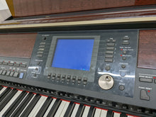 Load image into Gallery viewer, Yamaha Clavinova CVP-403 Polished Mahogany Digital Piano arranger stock # 22359