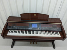 Load image into Gallery viewer, Yamaha Clavinova CVP-403 Polished Mahogany Digital Piano arranger stock # 22359
