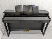 Load image into Gallery viewer, Roland HP-506 Digital Piano glossy black wooden action keys wi-fi Stock nr 22364