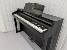 Load image into Gallery viewer, Roland HP-506 Digital Piano glossy black wooden action keys wi-fi Stock nr 22364