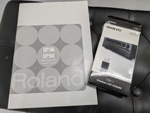 Load image into Gallery viewer, Roland HP-506 Digital Piano glossy black wooden action keys wi-fi Stock nr 22364