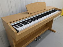 Load image into Gallery viewer, Yamaha Arius YDP-141 digital piano in light oak stock # 22365