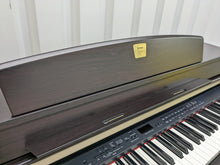 Load image into Gallery viewer, Yamaha Clavinova CLP-340 Digital Piano and stool in dark rosewood stock # 22387