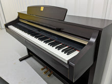 Load image into Gallery viewer, Yamaha Clavinova CLP-340 Digital Piano and stool in dark rosewood stock # 22387