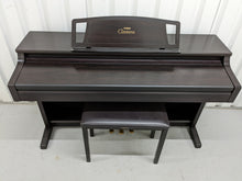 Load image into Gallery viewer, Yamaha Clavinova CLP-860 Digital Piano and stool in rosewood stock # 22370